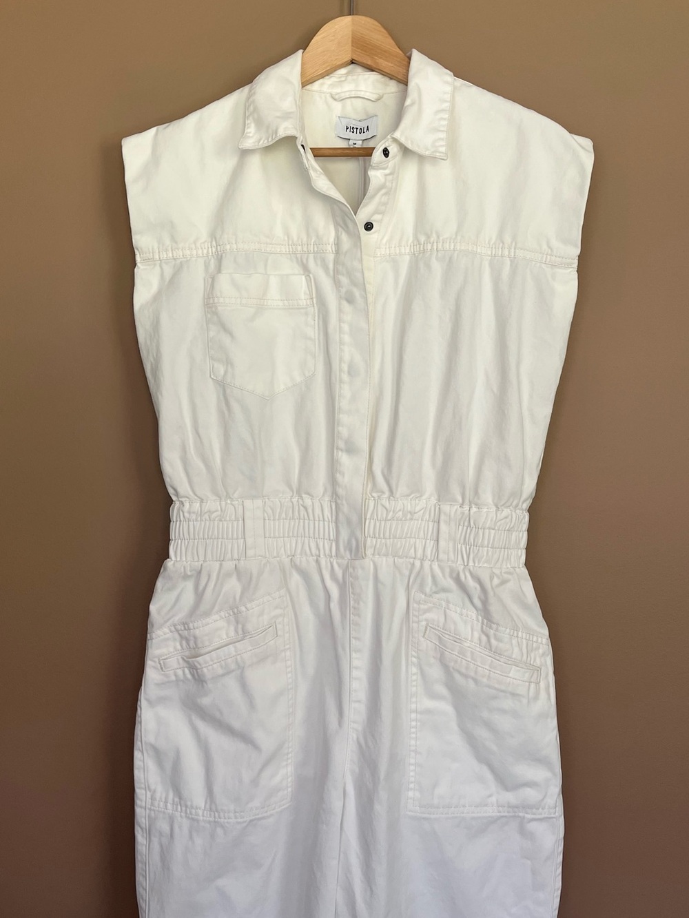 {Pistola} Rosie Jumpsuit in Porcelain - Womens Medium - NWT - Picture 3 of 11